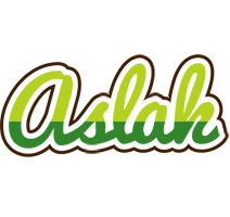 Aslak golfing logo