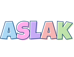 Aslak pastel logo