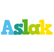 Aslak rainbows logo