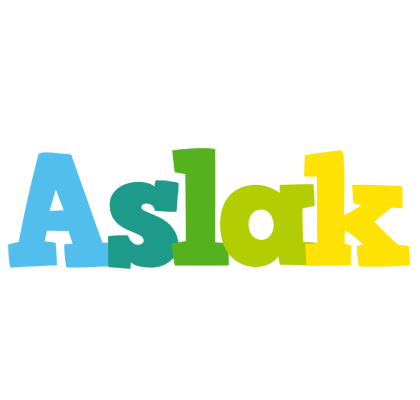 Aslak rainbows logo