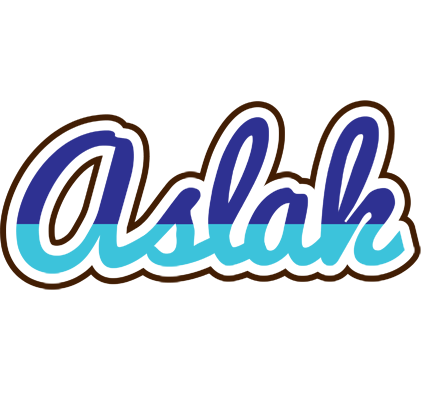 Aslak raining logo