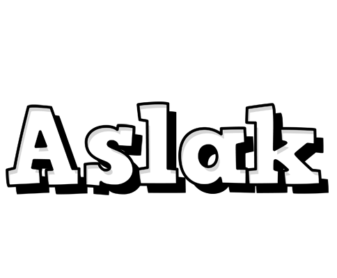 Aslak snowing logo