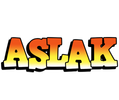 Aslak sunset logo