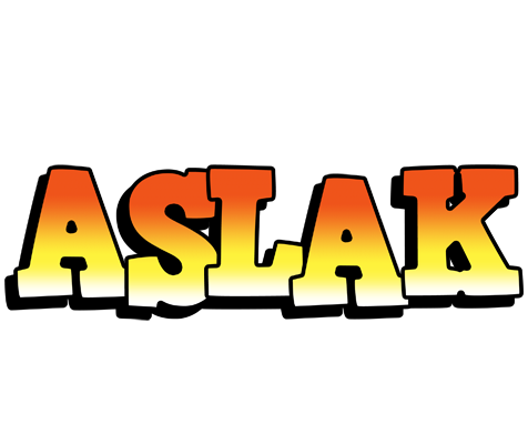 Aslak sunset logo