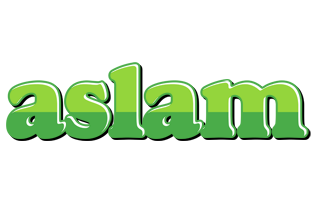 Aslam apple logo