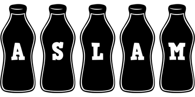 Aslam bottle logo