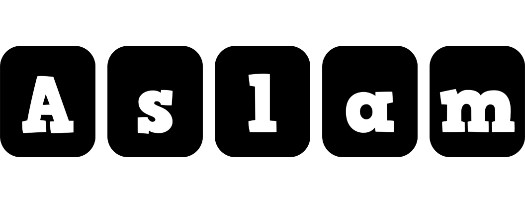 Aslam box logo