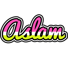 Aslam candies logo