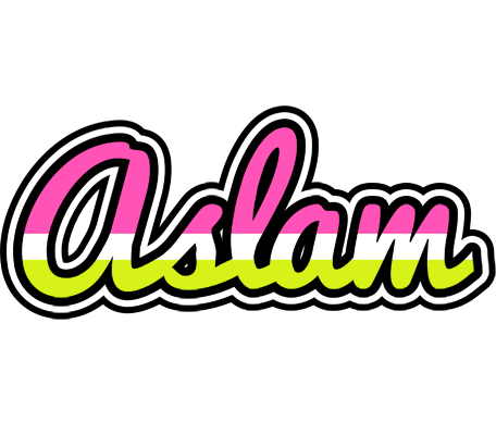Aslam candies logo