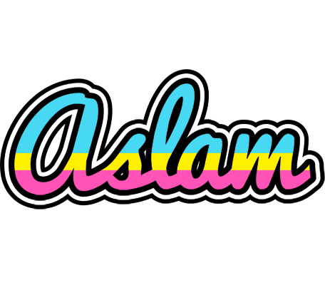 Aslam circus logo