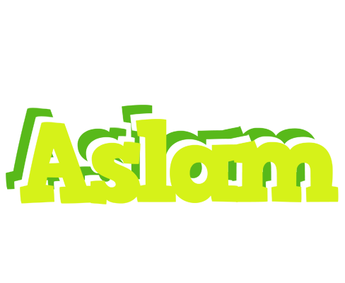 Aslam citrus logo