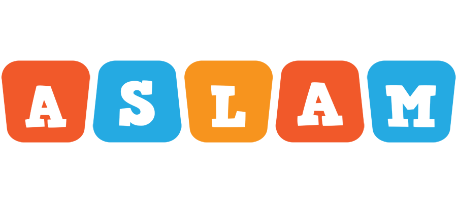 Aslam comics logo