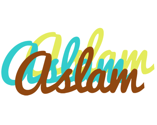 Aslam cupcake logo