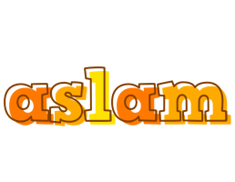 Aslam desert logo