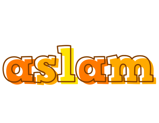 Aslam desert logo