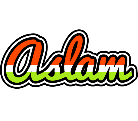 Aslam exotic logo