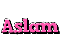 Aslam girlish logo