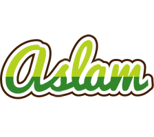 Aslam golfing logo