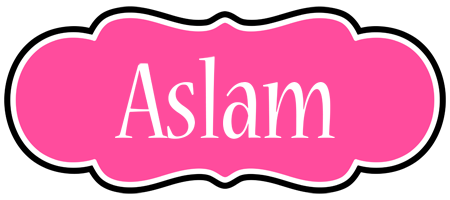 Aslam invitation logo