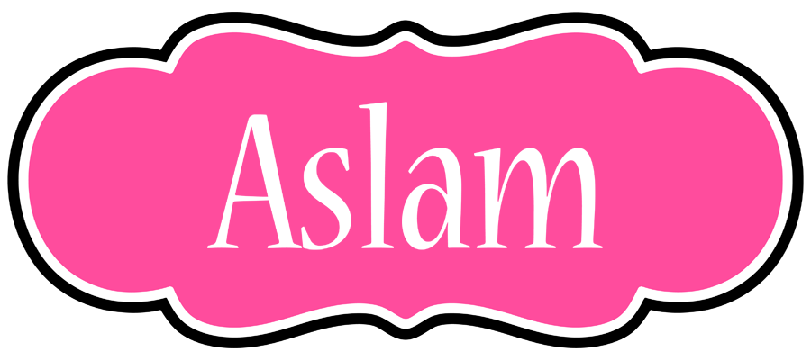 Aslam invitation logo