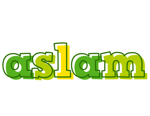 Aslam juice logo