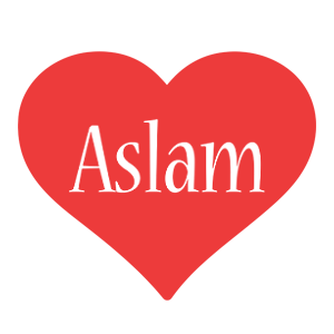Aslam love logo