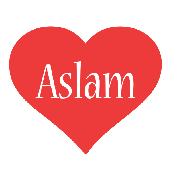 Aslam love logo