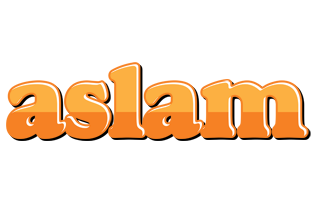 Aslam orange logo