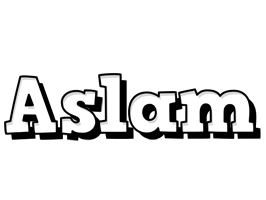 Aslam snowing logo