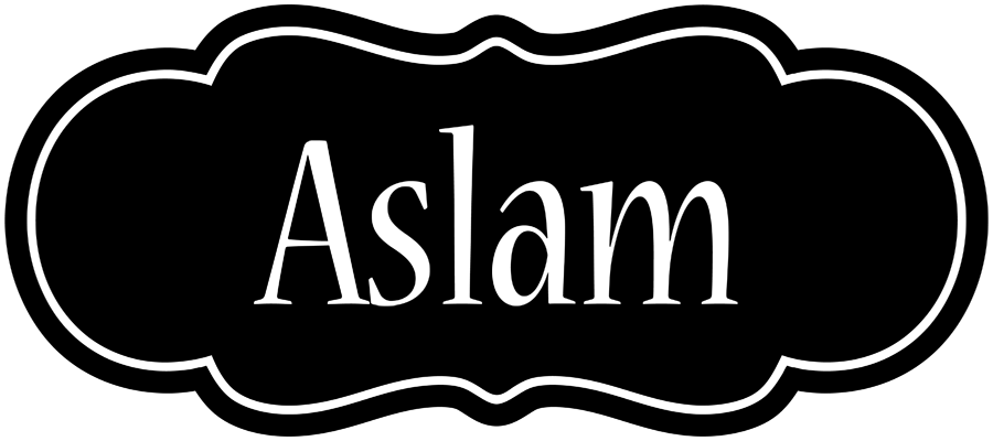 Aslam welcome logo