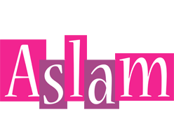 Aslam whine logo