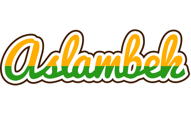 Aslambek banana logo