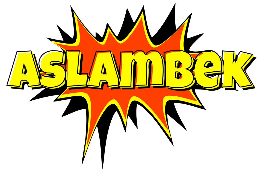 Aslambek bazinga logo