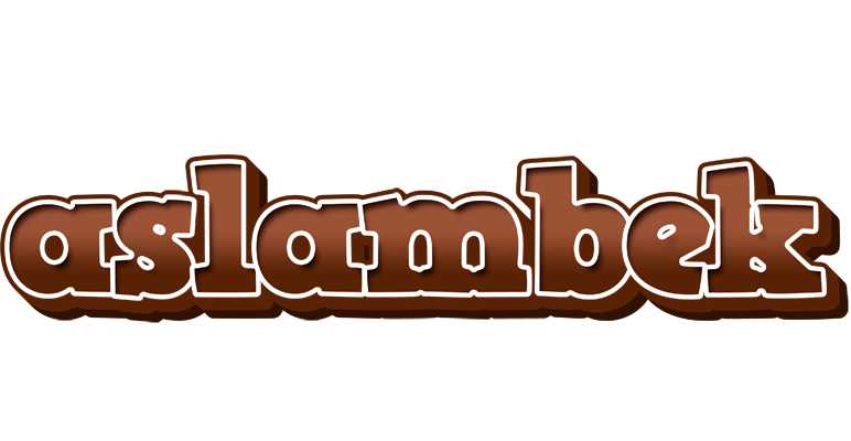 Aslambek brownie logo