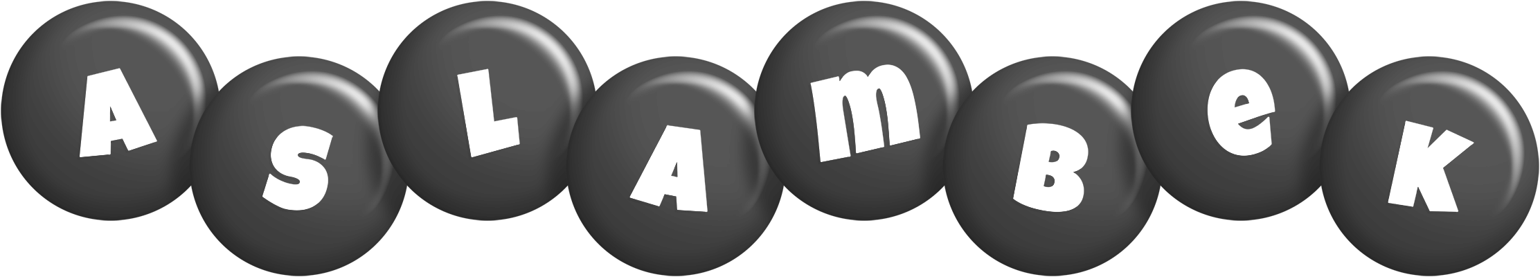 Aslambek candy-black logo
