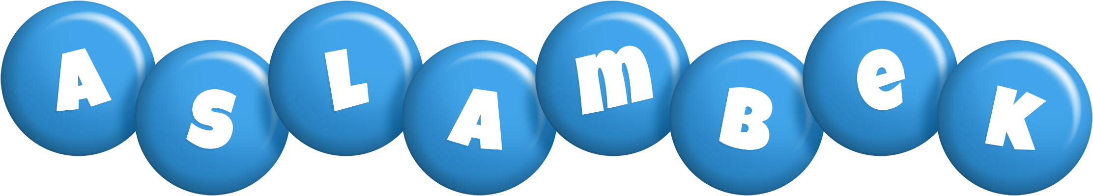 Aslambek candy-blue logo