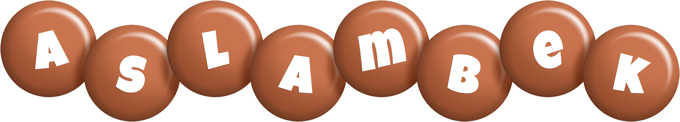 Aslambek candy-brown logo