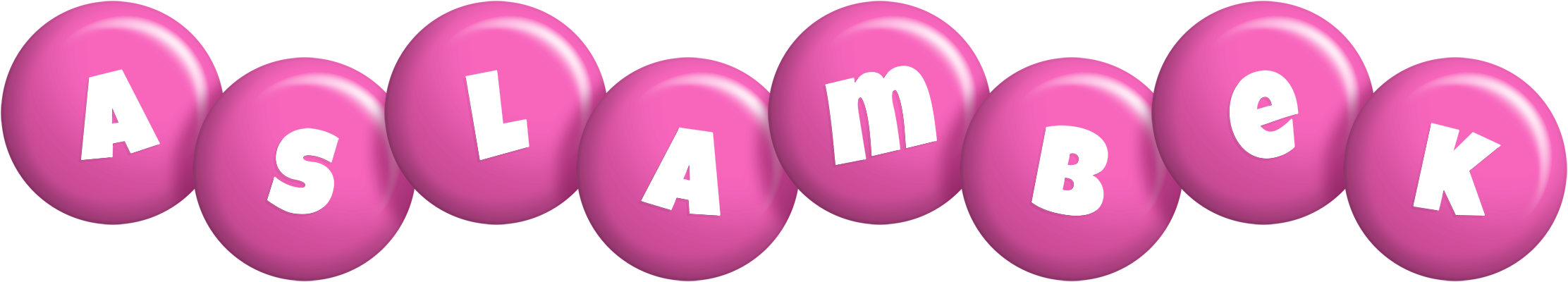 Aslambek candy-pink logo
