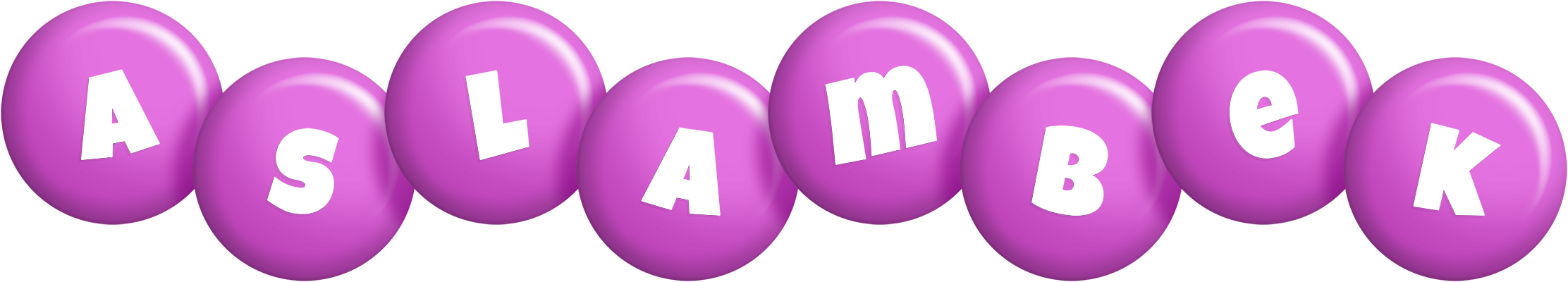 Aslambek candy-purple logo