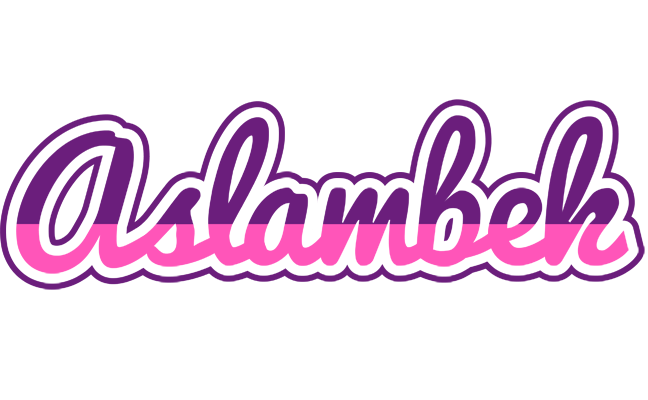Aslambek cheerful logo
