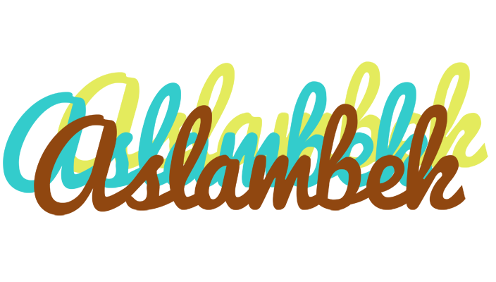 Aslambek cupcake logo