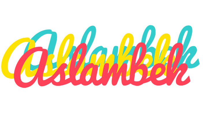Aslambek disco logo