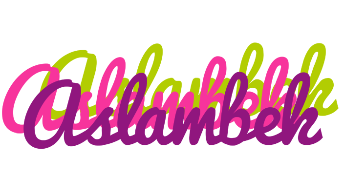 Aslambek flowers logo