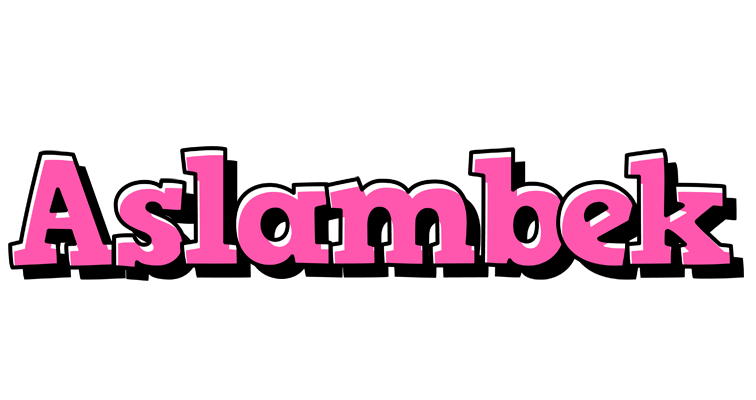 Aslambek girlish logo