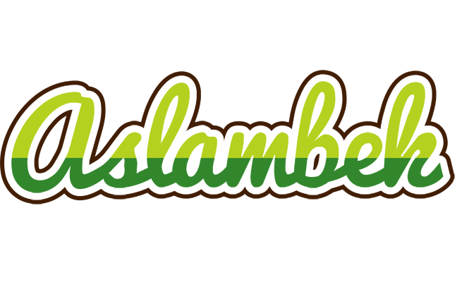 Aslambek golfing logo