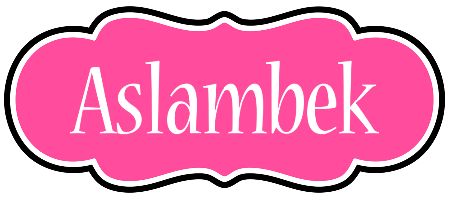 Aslambek invitation logo
