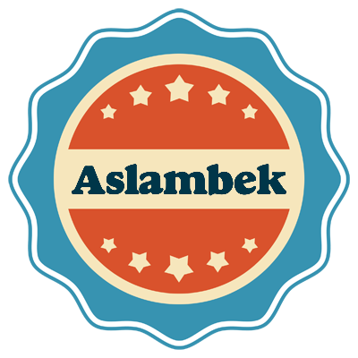Aslambek labels logo