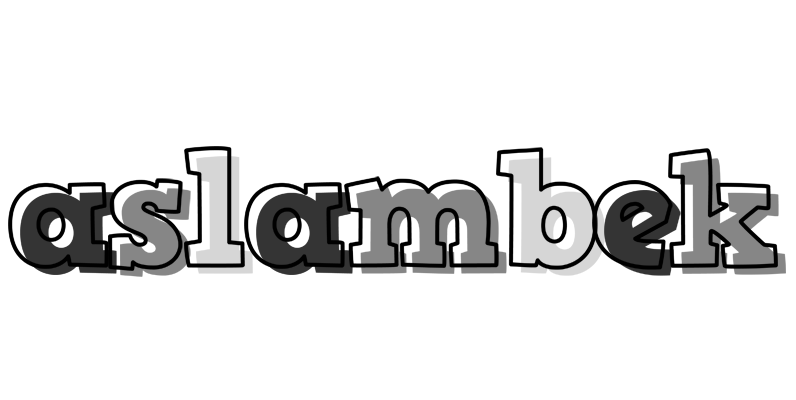 Aslambek night logo
