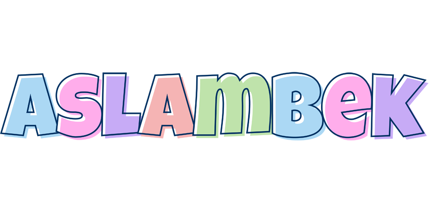 Aslambek pastel logo