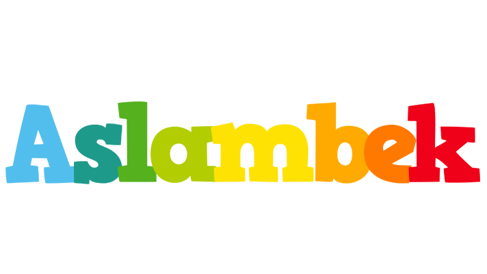 Aslambek rainbows logo